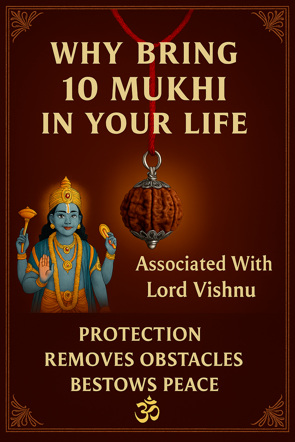 10 Mukhi Siddh Rudraksha - Das Mukhi - Image 2