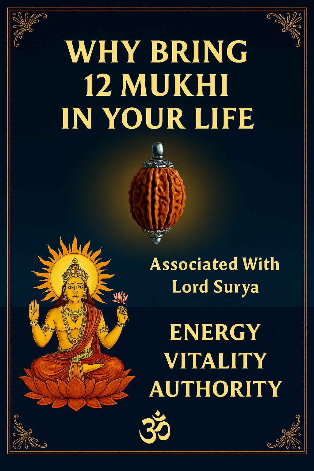 12 Mukhi Siddh Rudraksha - Baarah Mukhi - Image 2