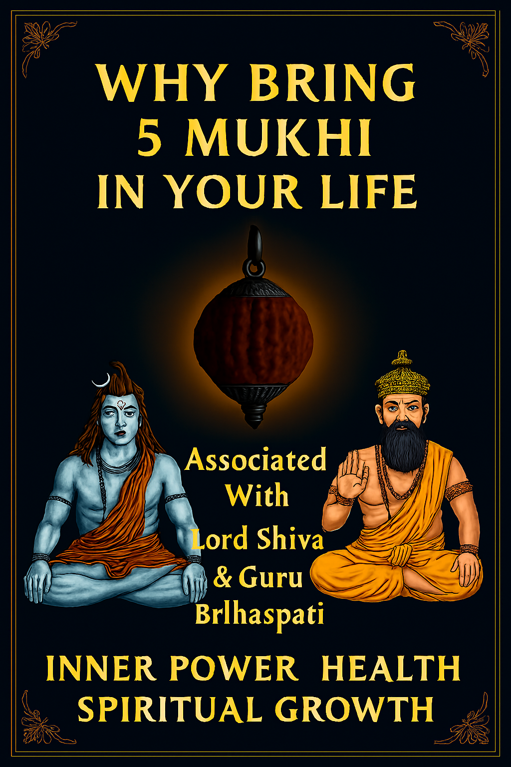 5 Mukhi Siddh Rudraksha - Paanch Mukhi - Image 2